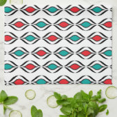 Retro Fun Pattern Theedoek (Gevouwen)
