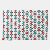 Retro Fun Pattern Theedoek (Horizontaal)