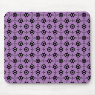 Retro Funk Geometric Mousepad, Lavender Muismat