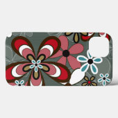 Retro Funky Art Abstract Flower Power Phone Case (Achterkant (horizontaal))