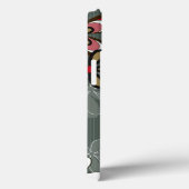 Retro Funky Art Abstract Flower Power Phone Case (Achterkant / Rechts)