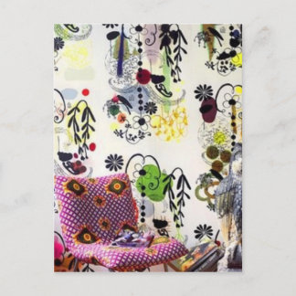 retro funky briefkaart