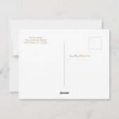 Retro Funky Foto Kerstmis  Feestdagenkaart (Achterkant)