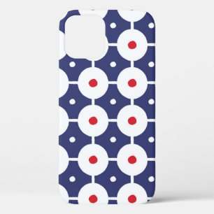 Retro Funky naadloos ontwerp iPhone 12 Hoesje