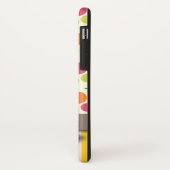 Retro funky stippen en strepen met faux strik Case-Mate iPhone case (Achterkant/links)