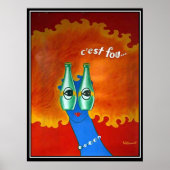 Retro funky Vintage Poster (Voorkant)