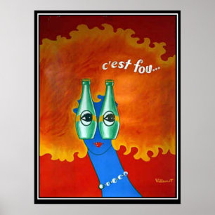 Retro funky Vintage Poster