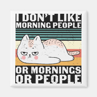 Retro Funny Cat Magnet Magneet