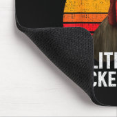 Retro Funny Chicken Lover Gift – I Raise Chickens Muismat (Hoek)