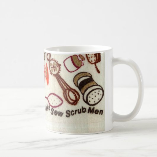 Retro Funny Dish Towel Mug par RoseWrites (Droite)