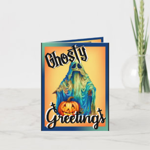 Retro Funny Halloween Bedankkaart
