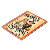 Retro Funny Halloween Notitieboek (Linkerzijde)