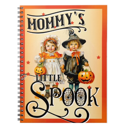 Retro Funny Halloween Notitieboek (Voorkant)