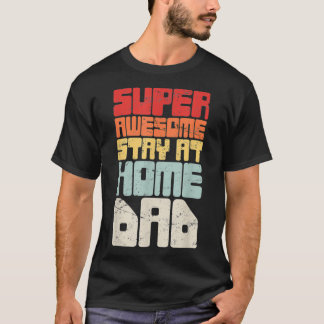 Retro Funny Husband blijf thuis T-shirt