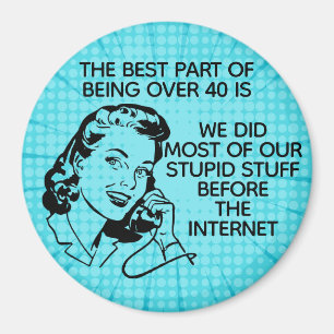 Retro Funny, meer dan 40 Magnet Magneet