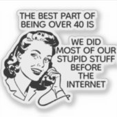 Retro Funny, meer dan 40 Sticker (Voorkant)