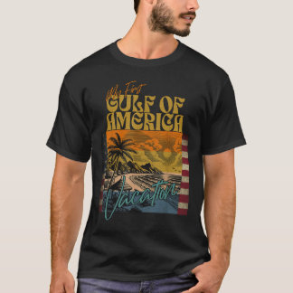 Retro Funny Mijn eerste vakantie in de Golf van Am T-shirt