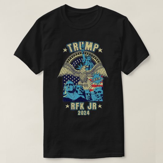 Retro Funny RFK JR 2024 T-shirt (Design voorkant)