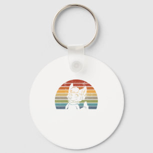  Retro Furry Fandom Furgeschiker Gift Sleutelhanger