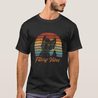 Retro Furry Fandom Furgeschiker Gift T-shirt