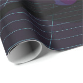 Retro future. 80s style sci-fi background with sup cadeaupapier (Rol Hoek)