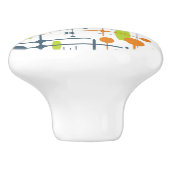 Retro Futuristic Keramische Knop (Zijkant)