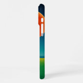 retro futuristic surreal planet iPhone hoesje (Linkerkant)