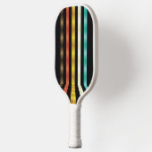 Retro futuristisch gepersonaliseerd pickleball paddle (Links)