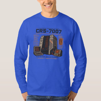 Retro Futuristische AI Robot Computer Vaporwave Ne T-shirt