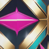 Retro-futuristische Disco Peel & Stick Behang (Zoom)