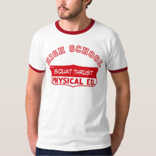 Retro Fysieke Shirt van de Gymnastiek van ED