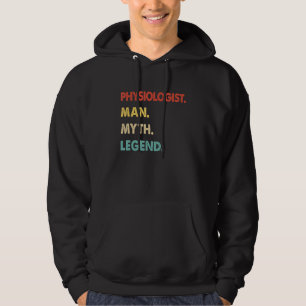 Retro Fysioloog Man Mythe Legende Hoodie
