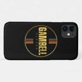 Retro  Gambell City Alaska State 70s Groovy Case-Mate iPhone Case (Achterkant (horizontaal))