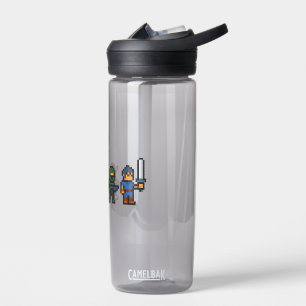Retro-gamekarakters Waterfles