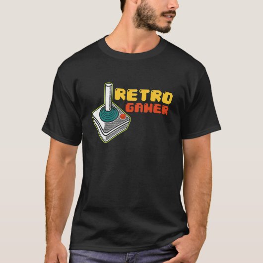 Retro Gamer 80s videogame arcade T-shirt (Voorkant)