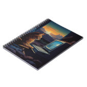 Retro Gamer Cat | 8-Bit Pixel Art Gaming Notitieboek (Linkerzijde)