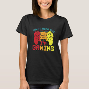 Retro Gamer Headset Sorry dat ik geen gok hoor. T-shirt