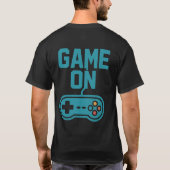 “Retro Gamer T-Shirt – Classic Arcade Pixel Tee” (Dos)
