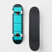 Retro Gamer Tetris Skate Board (Voorkant)