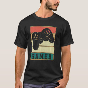 Retro Gamer Video Game Player T-shirt