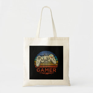 Retro Gamer Videospel Speler Jongens Meisjes Tiene Tote Bag