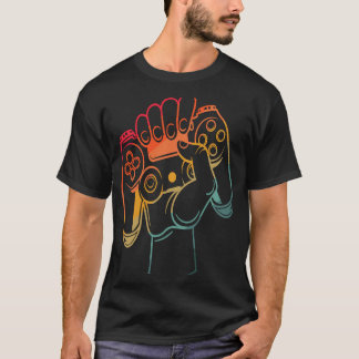 retro gamer videospelcontroller t-shirt