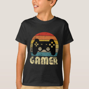 Retro Gamer Videospelers Jongens Tieners Mannen T-shirt