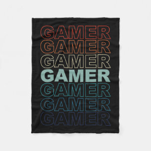 Retro Gamers Videogames Gaming Videogame Fleece Deken