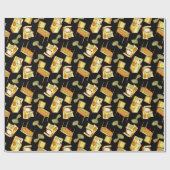 Retro Games Patroon Cadeaupapier (Vlak)