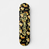 Retro Games Patroon Skateboard (Voorkant)