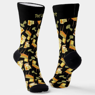 Retro Games Pattern Socks Sokken