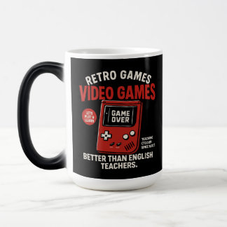  Retro games video games teaching english since  Magische Mok
