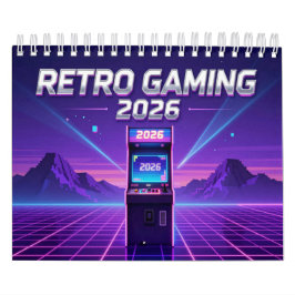 Retro Gaming 2026 Calendar Kalender