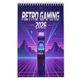 Retro Gaming 2026 Calendar Kalender